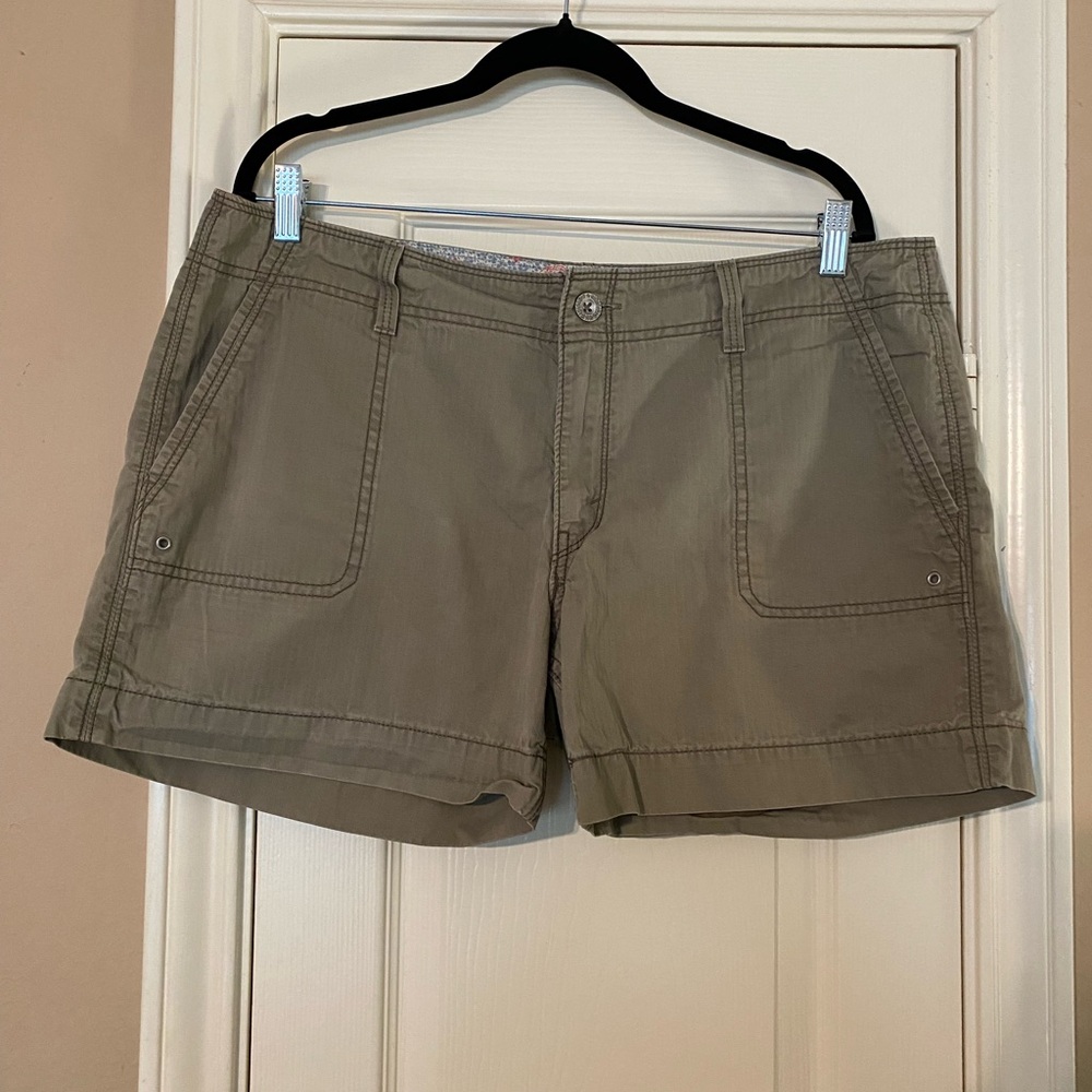 Levi's Olive Cargo Shorts for Women
